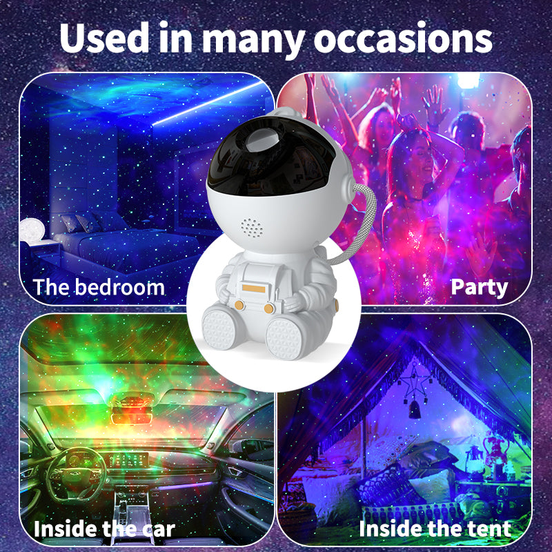 Astronaut Galaxy Projector, Star Projector Galaxy Light, Night Light for Kids, Nebula Ceiling LED Lamp, Room Decor, with Remote, Gifts for Birthdays