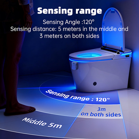 Toilet Night Lights with Motion Activated Sensor, 16 Colors LED Nightlight Inside Bowl, Cool Stuff for Bathroom Accessories Decor, Unique & Funny Housewarming Gadgets for Men/Kids 2026