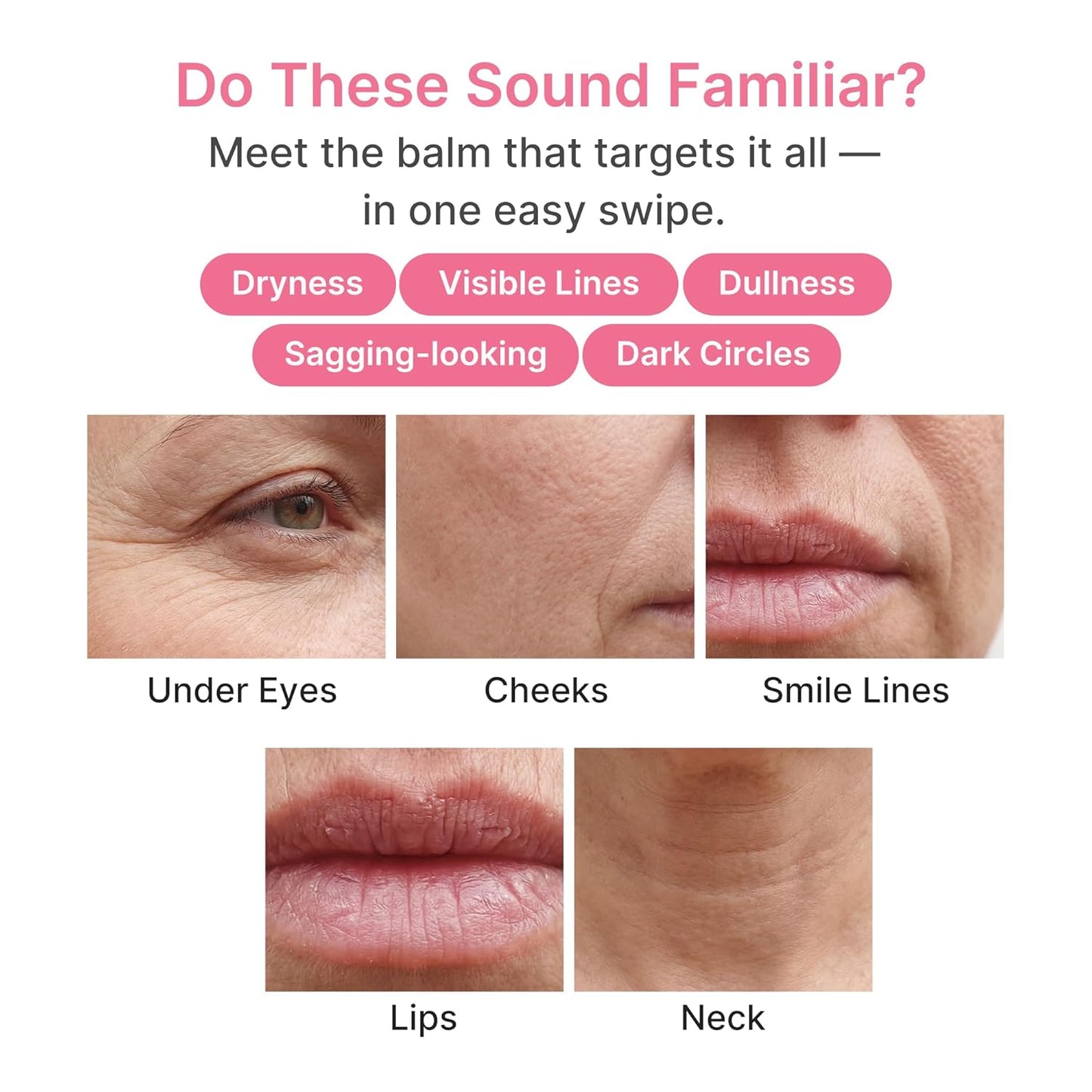medicube PDRN Pink Collagen Volume Multi Balm Stick - Face & Body Balm | Volufiline, PDRN, NAD, Collagen - Under-Eyes, Neck, Forehead, Smile Lines, Lips, Plumping & Radiance for Line Care, K-Beauty